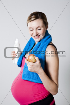 Healthy pregnant woman