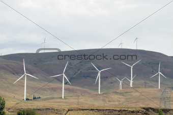 Wind Turbine Power Farm