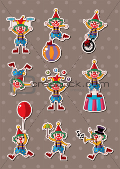 clown stickers