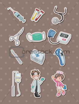 cartoon hospital stickers