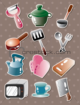 kitchen tool stickers