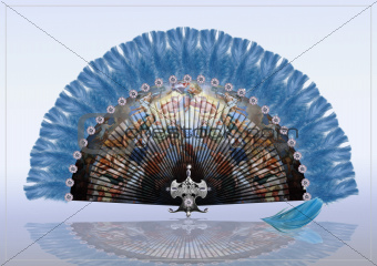 Decorative folding Fan
