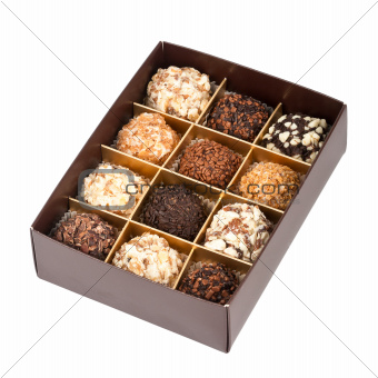 Handmade chocolates box  