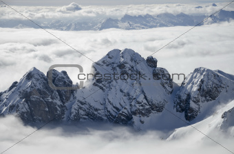 Dolomites in the Clouds