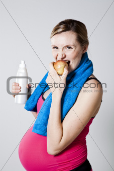 Healthy pregnant woman