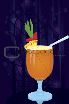 Pineapple cocktail