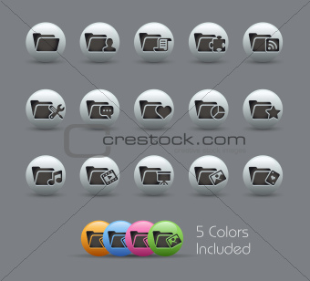 Folder Icons - 2 of 2 // Pearly Serie