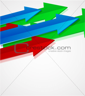 Vector arrow background