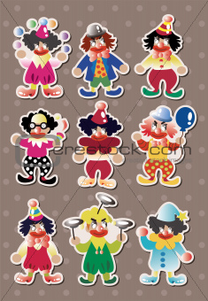 clown stickers