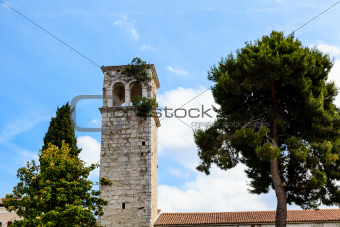 Bell Tower in Porec, Croatia