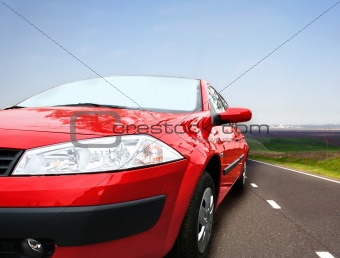 Red car