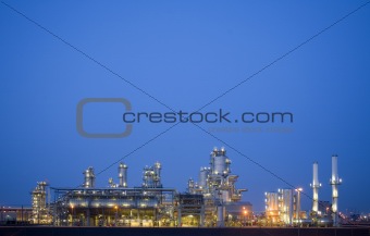 Refinery at night 3