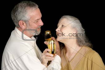 Romatic Champagne Toast