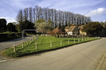 Eastnor Village Herefordshire the Midlands England