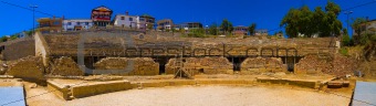 Ancient amphitheatre panorama