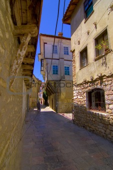 Ohrid old city alley