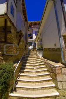 Stairs in old city of Ohrid