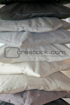Greyscale pillows