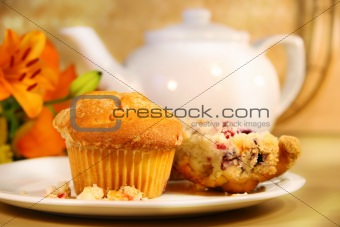 Cranberry muffins for breakfast
