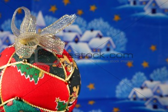 Christmas ball closeup