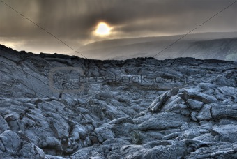 HDR photo of Lava Field