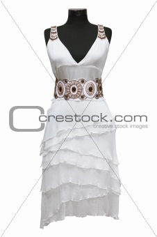 White female dress