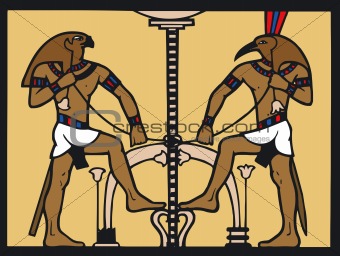 Egyptian Silouette-Vector