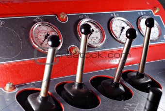 gauges and levers