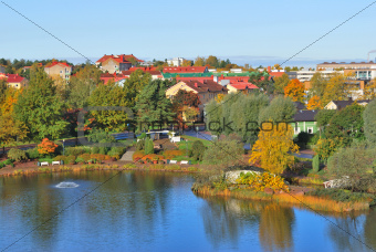 Finland. Top-view of Kotka
