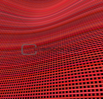 multiple red pink 3d wavy grid cloth like pattern backdrop
