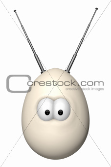 egg with antenna