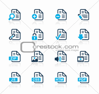 Documents Icons 1 Azure Series