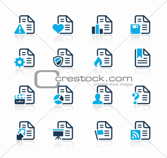 Documents Icons 2 Azure Series