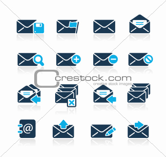 E-mail Icons Azure Series