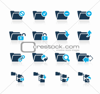 Folders Icons 1 Azure Series