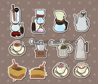 coffee stickers