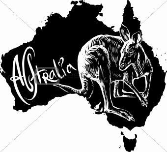 Kangaroo as Australian symbol