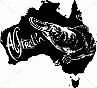 Platypus as Australian symbol