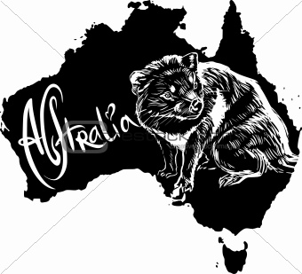 Tasmanian devil as Australian symbol