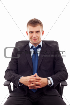 business man sitting