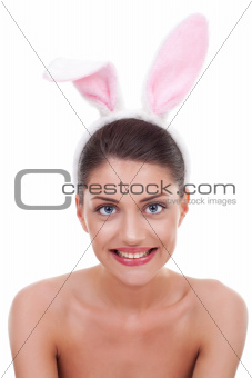 girl in sexy bunny costume 
