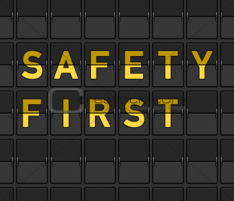 Safety First Flip Board