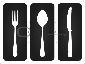 Cutlery Set in Black