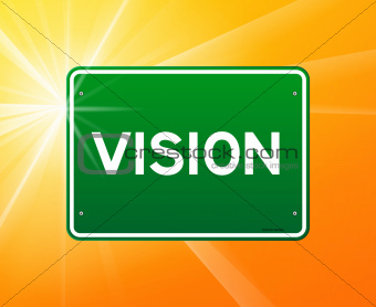 Vision Green Sign