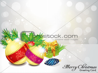 abstract christmas background with gifts