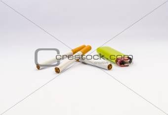 Cigarette with Lighter