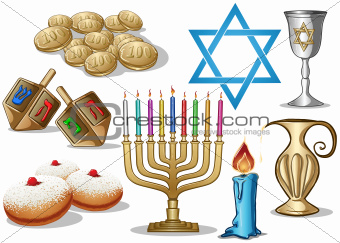 Hanukkah Symbols Pack