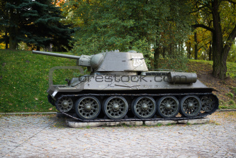 T-34 tank II world war