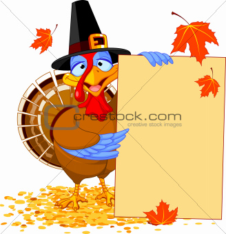 Turkey with Holiday Note