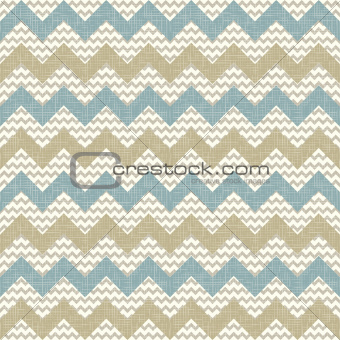 Seamless chevron pattern on linen texture
